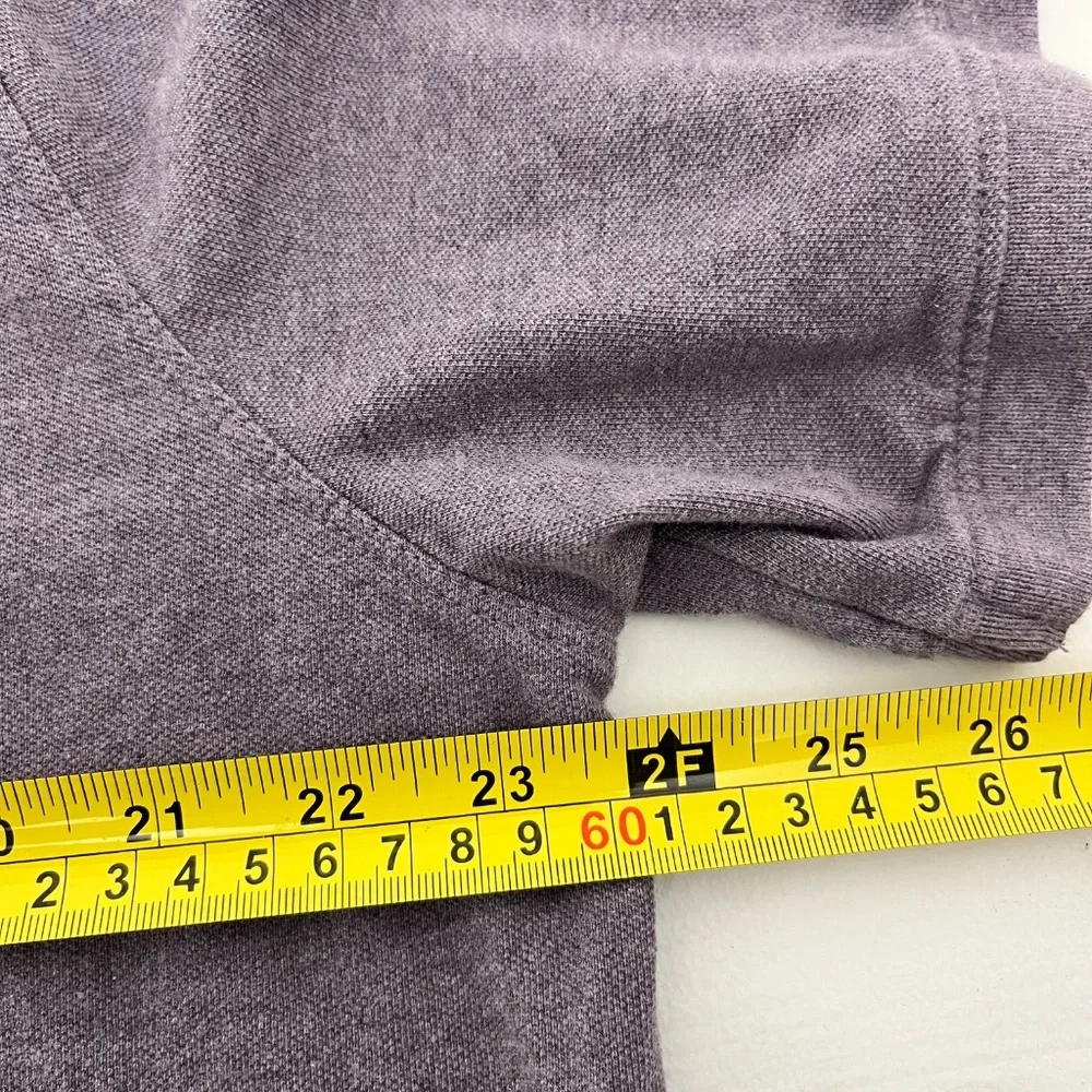 Banana Republic Mens 2XL Polo Shirt Purple Cotton Slim Fit Golf Performance Logo